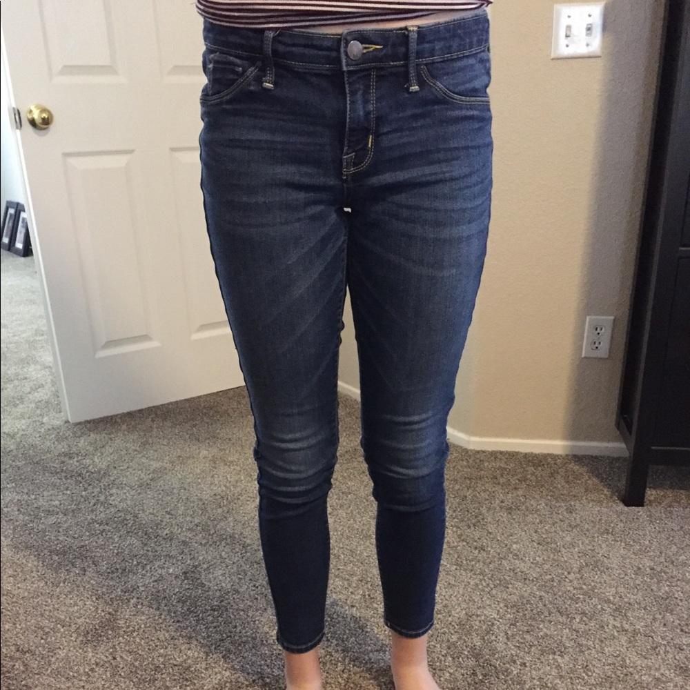 Mid-rise denim jegging from mossimo